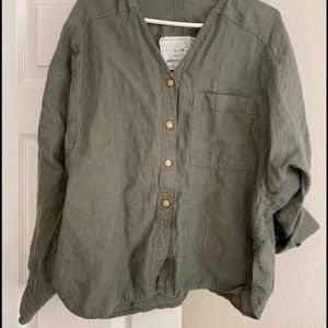 Not Perfect Linen “Livorno” Top